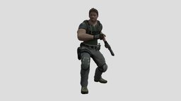 Fortnite Chris Redfield (ADVANCED RIG) rig, fornite, chrisredfield, blender, 3dmodel, rigged