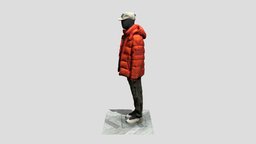 moncler mannequin stand organe coat paris, orange, mannequin, 27, moncler