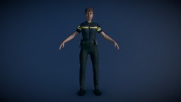 [UE4] Dutch Police Surveillant (Female) custom, dutch, realistic, politie, female