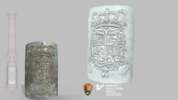 Coat of Arms from Spanish Cannon spain, fort, artillery, fortifications, cannon, usf, national-park-service, national-monument, coat-of-arms, university-of-south-florida, weapons, digital-heritage-and-humanities-collections