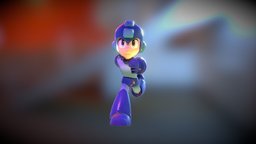 Megaman rockman, retro, nintendo, megaman, snes, nes, megamanx, retrogaming, retrogasm, rockmanx, character, blender, blender3d