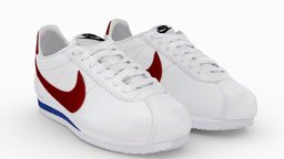 Nike Cortez Classic Sneaker Leather Shoes people, urban, shoes, boots, nike, trainer, footwear, converse, sneaker, adidas, yeezy, jordan, shoescan, balenciaga, air