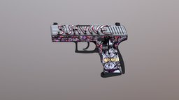 HKP2000 survive global, strike, counter, offensive, csgo, workshop, steam