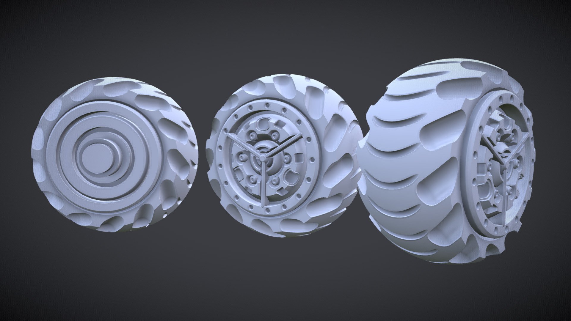 Heres a tire that I hope will fit your needs. I added 2 extra tires just to show the different views in Sketchfabs thumbnail pic :) Please note that I did not texture theese, however they are uv unwraped near perfect so you should have no issues slapping on a texture of your choosing. Hope you like them! - Tire - Buy Royalty Free 3D model by Jon Marsee (@jdmarsee) 3d model