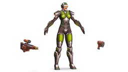 Cartoon Sci-Fi Cyborg Drone Sniper Soldier trooper, armour, armored, drone, stormtrooper, soldier, blaster, people, future, invader, predator, explorer, protection, scout, raider, carbon, cyborg, android, boss, galaxy, alien, sniper, woman, comicbook, modification, spacesuit, attacker, ciborg, cartooncharacter, researcher, military-equipment, bosscharacter, employee, weapon, character, cartoon, lowpoly, helmet, human, "robot", "steel", "spacesuiter"
