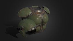 Classic Fallout combat armor (UPLOAD TEST) falloutnewvegas, falloutnv, fallout