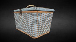 wicker picnic basket picnic, cesi, wicker, wip, vimini, cestino, realitycapture, photogrammetry, 3d, florenze