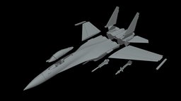 SU-27 FLANKER PRINTABLE STL FILES sukhoi, flanker, jetfighter, su-27, military