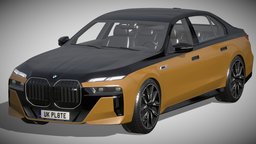BMW i7 M70 wheel, green, modern, power, bmw, wheels, european, drive, sedan, luxury, urban, speed, battery, business, hybrid, family, germany, realistic, comfort, 760, contemporary, expensive, m70, limousine, prestige, ecologic, progressive, i7, vehicle, design, car, sport, electric, m760