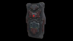 Sci fi assault shield armor, assault, shooter, unreal, cyberpunk, equipment, arms, defence, ammunition, weapon, unity, asset, game, scifi, military, futuristic, technology, war, shield