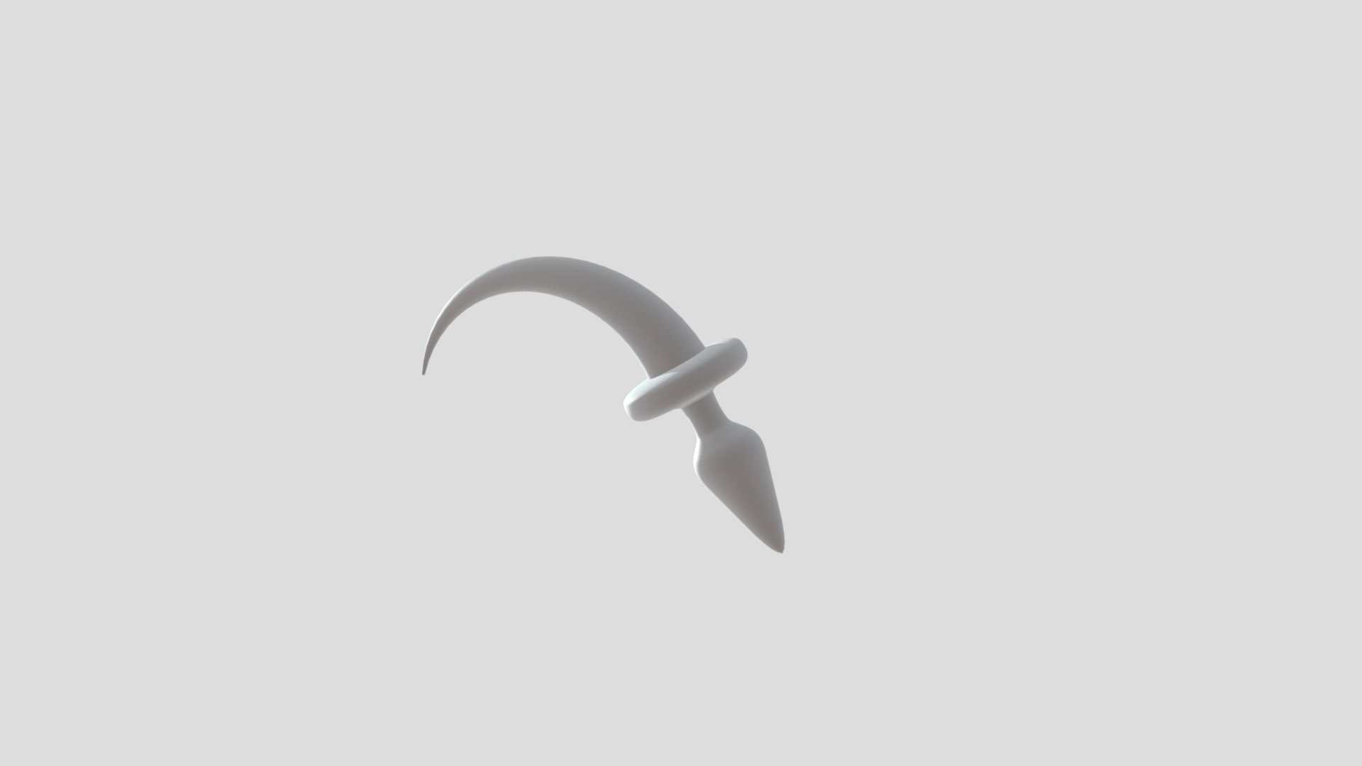 BDSM Dog Tail Plug - Dog Tail Plug - 3D model by paintpenis 3d model
