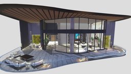 SkyLoft Luxury Metaverse Apartment apartments, luxury, apartment, seating, patio, metaverse, skyloft, sculpture, noai