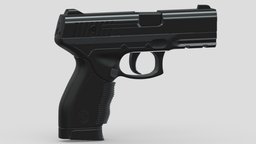 Taurus PT 247 High-poly Subdivision rifle, grenade, assault, high, soldier, revolver, army, handgun, carbine, generic, semi, long, submachine, defense, equipment, firearm, vr, bullpup, ar, firearms, automatic, machine, battle, pistol, sniper, launcher, personal, semi-automatic, weapon, asset, game, 3d, low, poly, military, shotgun, gun, gear, war, "light", "multiple-barrel"