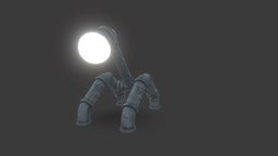 Industrial Lamp lamp, m, 3dart, industrail, substancepainter, substance, maya, 3dmodel, metalobject