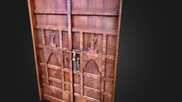 Arabic style door islamic, style, photorealistic, doors, arabic, 3dscanning, photogrametry, fourniture, doorframe, door-handle, photoscan, photogrammetry, 3d, 3dscan, 3dmodel, door