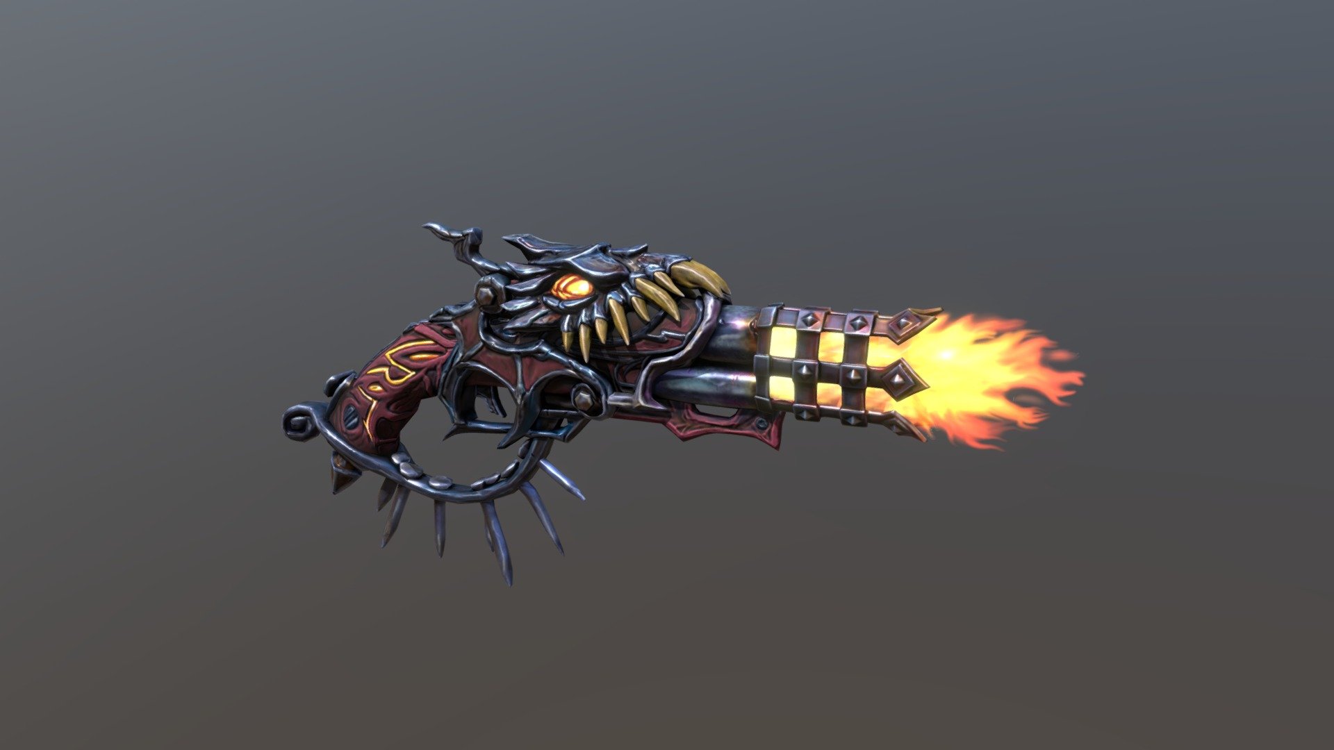 Magic Pistol - 3D model by Igor Ermakov (@ygrekie) 3d model