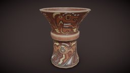 Waisted Cup Tiwanaku archeology, ancient, style, bolivia, aztec, peru, inca, artefact, tiwanaku, cultural-heritage, ancient-cultures, maya