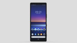 Sony Xperia 1 office, computer, device, pc, laptop, tablet, smart, electronics, equipment, headphone, audio, mockup, smartphone, cellular, android, ios, phone, realistic, cellphone, cheap, earphones, mock-up, render, 3d, mobile, home, screen