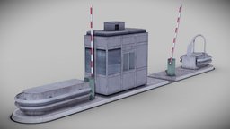 Tunnel du Mont-Blanc, Guard Booth gate, optimization, traffic, security, urban, highway, guard, service, booth, shack, crossing, stop, toll, enterance, car, city-props