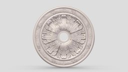 Classic Ceiling Medallion 21 kit, room, exterior, element, ceiling, architectural, ornament, molding, cornice, classic, medallion, gothic, bash, decor, corbel, details, rosette, classical, kitbash, finishes, pilaster, cartouche, acanthus, 3d, design, house, home, decoration, interior, temple