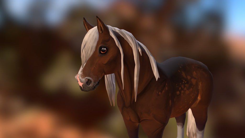 First horse finally finished! Hand painted textures done in Photoshop and modelling done in 3ds Max. This project was a lot of fun, I have never modelled a creature on for legs before so this was a nice challenge and I have learned a lot from it.

More of my work:

My Portfolio - Haflinger Horse - 3D model by lisaws 3d model