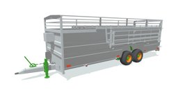 Animal Transport Trailer dump, work, trailer, transport, transporter, equipment, tractor, farm, farmer, farming, grain, agricultural, agriculture, crop, cattle, tipper, harvest, forage, animal