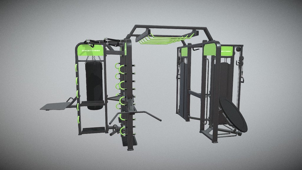 http://dhz-fitness.de/en/functional#E360G - FREESTYLE TOWER E360G - 3D model by supersport-fitness 3d model