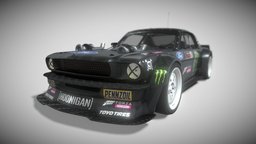 Hoonicorn- A tribute to Ken Block mustang, ford, block, v2, ken, drift, hoonicorn, blender, vehicle, car