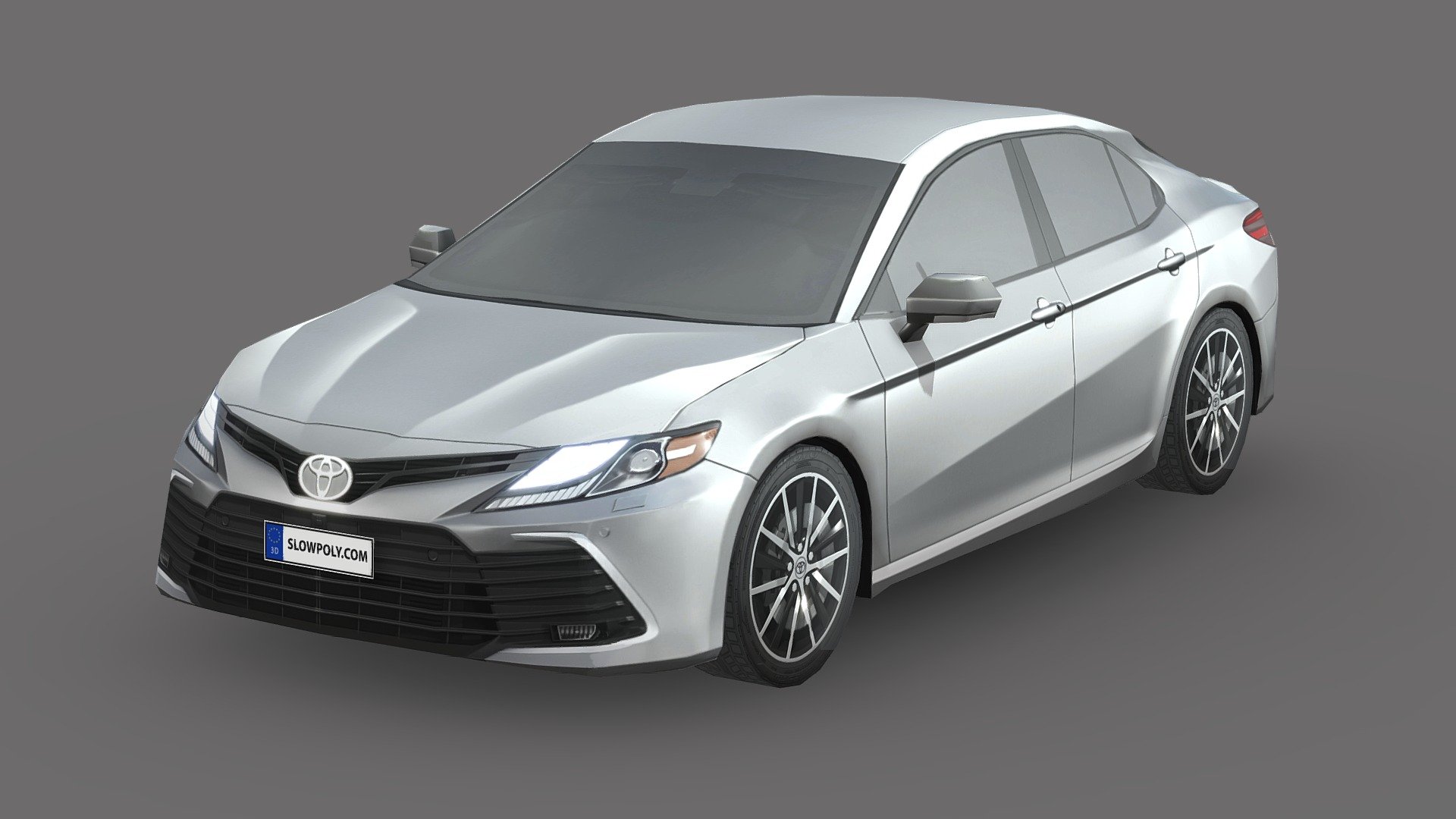Buckle up and join the ride with our incredible 3D model car! With few polygons, it’s light, flexible, and realistic. High-quality textures bring it to life. Effortlessly integrate it into any project and let your creativity soar. Get ready for a thrilling journey!

If you love this 3d model and curious about how it’s done, visit our tutorial here: 
https://www.slowpoly.com/l/course unlock the technique, tool and trick to crafting this detailed-looking low poly car now! - Toyota Camry LE Hybrid 2023 - Buy Royalty Free 3D model by slowpoly 3d model