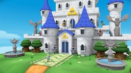 A Link to the Wild owl, castle, link, sculpting, atlas, triforce, hyrule, 3dmodelling, textureatlas, thelegendofzelda, mountian, hyruleshield, breathofthewild, lightbaking, alinktothepast, lightmapped, thelegendofzelda-botw, alinkbetweenworlds, maya, handpainted, unity, unity3d, photoshop, zbrush, simple, modelling, zelda, hyrulecastle, kaepora