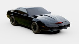 Knight Rider KITT (Supercar) fiction, transam, supercar, pontiac, amg, movie, mercedes-benz, carmodel, kitt, knightrider, hazzard, blender, car, knight, michaelknight