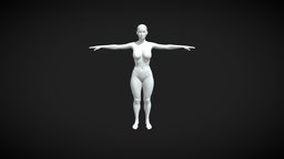 High Detailed Women Fit Body Base Mesh T-Pose body, base, anatomy, mesh, avatar, figure, detailed, t-pose, realistic, artistic, woman, female-character, girlmodel, femalecharacter, feminine, ladies, girl-model, femaleanatomy, base-mesh, women-girl-model, girlcharacter, womans, womenin3d, basemesh-female, character, modeling, girl, 3d, model, female, animation, human, female-model, rendering, women-body, bodybase, female-body-base-mesh, noai, bodybasemesh, "body-base-mesh", "women-body-base", "women-base"