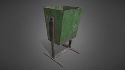 Trash Can trash, garbage, trashcan, game-ready, trashbin, garbagebin, trash-can, garbagecan, trash-bin, low-poly, city, trashcans
