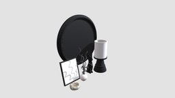 interior props frame, figurine, props, gadgets, 38, am139, interior