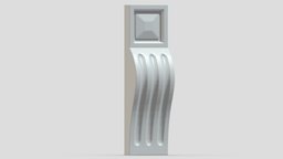 Scroll Corbel 26 stl, room, printing, set, element, luxury, console, architectural, detail, column, module, pack, ornament, molding, cornice, carving, classic, decorative, bracket, capital, decor, print, printable, baroque, classical, kitbash, pearlworks, architecture, 3d, house, decoration, interior, wall, pearlwork