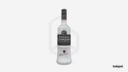 Russian Standard vodka // Bottle VR ready drink, 3dscanner, food, product, photorealistic, 3dscans, vr, ar, 3dscanning, supermarket, drinks, 3dscanned, retail, alcohol, grocery, vodka, botspot, vrready, alcoholicdrink, realitycapture, glass, blender, 3dscan, bottle, botspot3d, alcohol-bottle, realistic-glass, bottle-ar