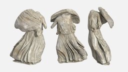 Statue | Sculpture | Low Poly 015 body, statue, unrealengine, unity3d, pbr, lowpoly, gameasset, sculpture