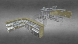Bar inox modular bar, inox