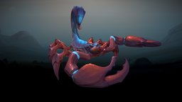 Stylized Scorpion rpg, dune, scorpion, desert, wild, sand, mmo, rts, giant, fbx, scorpions, scorpio, moba, handpainted, pbr, lowpoly, creature, animal, animation, stylized