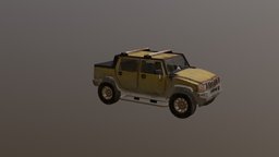 Veicolo autodesk, technical, rally, post-apocalyptic, dirt, dirty, hummer, grunge, marmoset, h2, deathrace, aiv, sut, deathrun, deserts, maya, photoshop, sketchfab, race