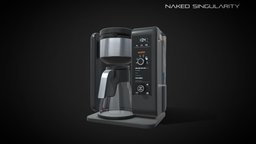 Coffee Brewer office, drink, device, cafe, coffee, cappuccino, espresso, household, gadget, mechanical, unreal, breakfast, electronic, 4k, appliance, americano, automatic, machine, engine, cold, ue4, brewer, drip, brew, latte, arabica, robusta, unity, game, lowpoly, low, electric, ue5