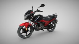Hero Glamour bike, vehicles, games, motor, motorbike, hero, motorcycle, biker, rider, game-ready, glamour, vehicledesign, mobilegames, game, vehicle, mobile, racing, gameasset, race, gameready, bikemodeling