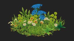 Plenty o Plants plant, cute, flower, flowers, sunflower, clover, leaf, foliage, shadeless, daisy, handpainted