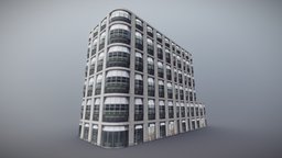 Modern Apartment Complex, 505 West 19 Street modern, optimization, archviz, photorealistic, urban, new, brooklyn, apartment, manhattan, newyork, cityscene, architecture, city, building, noai