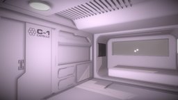 Sci-Fi Interior Room room, modern, interiordesign, interior-design, science-fiction, modern-interior, futuristic-sci-fi, scifi, sci-fi, futuristic, interior, interior-room, scifi-room
