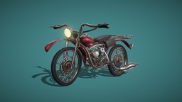 Old bike, motorcycle bike, motorcycle, old, car