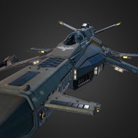 AJF-12 "Dvergr" star_conflict, spaceship-spacecraft, gameart, scifi