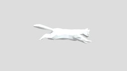 cat Rigged rifle, cat, fbx, run, 3d, blender, model
