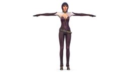 Young Pretty Girl in a Leather Suit body, cat, suit, leather, shirt, agent, people, , rack, women, superhero, brown, skirt, buisness, young, shoes, worker, tight, slim, earrings, woman, beautiful, casual, womens, personnage, secretary, latex, low-poly-model, girl, lowpoly-gameasset-gameready, caucasian, womancharacter, tights, hairstyle, snug, womenswear, girl, casualwear, casual-wear, "buisnesswomen", "braids-hairstyle"