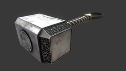 Mjolnir hammer, marvel, mjolnir, god, mystic, asgard, thor, avengers, ragnarok, weapon, fantasy